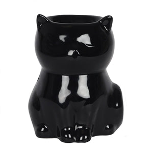Black Cat Wax Melter / Oil Burner 12cm