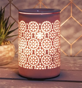 Pink Blush Ceramic oil/wax Melt Aroma Lamp