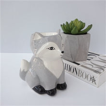 Load image into Gallery viewer, oil burner wax melt burner grey fox candle accessory ceramic burner home accessories