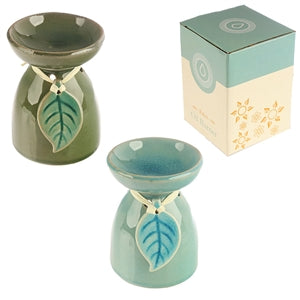 Tropical Leaf, Ceramic Tlight oil/melt Warmer