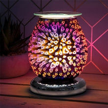 Load image into Gallery viewer, purple hearts touch sensitive light aroma wax melt oil burner electric gift
