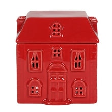 Load image into Gallery viewer, red ceramic wax melter oil burner christmas gift perfect present